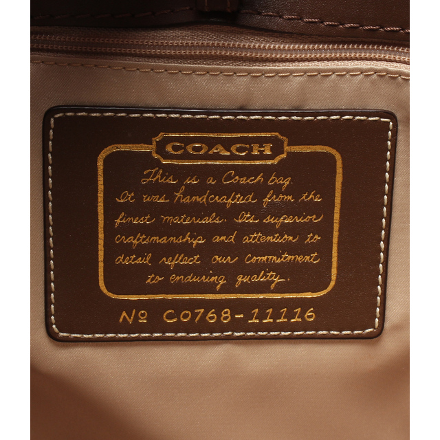 COACH(コーチ)のコーチ COACH ハンドバッグ   C0768-11116 レディース レディースのバッグ(ハンドバッグ)の商品写真