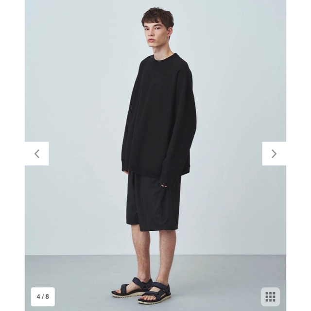 ATON GARMENT DYE Aラインオーバーサイズプルオーバー スウェット ATON GARMENT DYE Aラインオーバーサイズプルオーバー スウェット