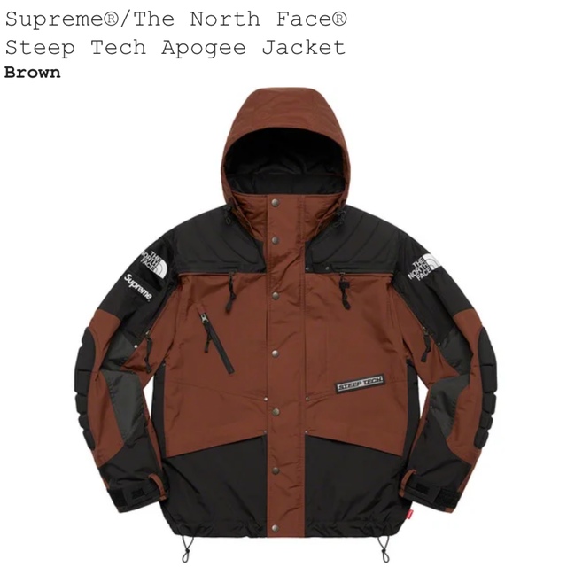 新品supreme×TNF steep tech Apogee Jacket