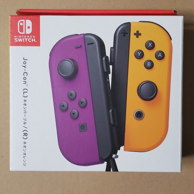 ゲームソフト/ゲーム機本体ジョイコン Joy-Con(L) ネオンパープル/(R)ネオンオレンジ