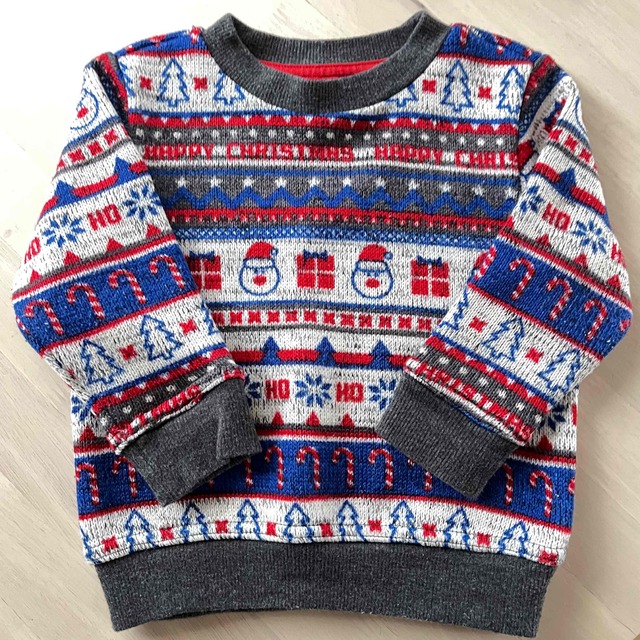 NEXT(ネクスト)のnext クリスマスセーター ニット 12-18m キッズ/ベビー/マタニティのベビー服(~85cm)(ニット/セーター)の商品写真