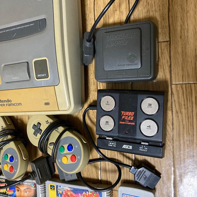 【ジャンク品】スーパーファミコン本体2台&ソフト17本&周辺機器まとめ売り 3