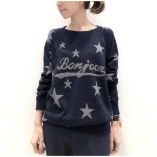 アパルトモンドゥーズィエムクラス(L'Appartement DEUXIEME CLASSE)のアパルトモン QUEENEBELLE STAR Bonjour KNIT(ニット/セーター)