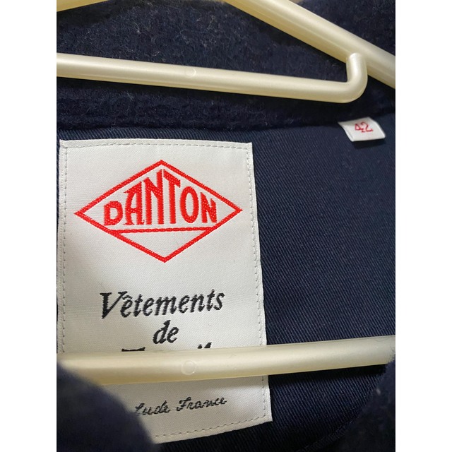 DANTON(ダントン)の【美品】メンズ　DANTON ダントン ウールモッサ コート 42 メンズのジャケット/アウター(ピーコート)の商品写真