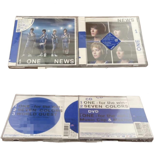 ONE -for the win-（2枚セット)NEWSシングル エンタメ/ホビーのCD(ポップス/ロック(邦楽))の商品写真