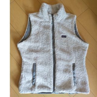 パタゴニア(patagonia)のパタゴニア　フリース　ベスト　リバーシブル　ホワイト(ベスト)