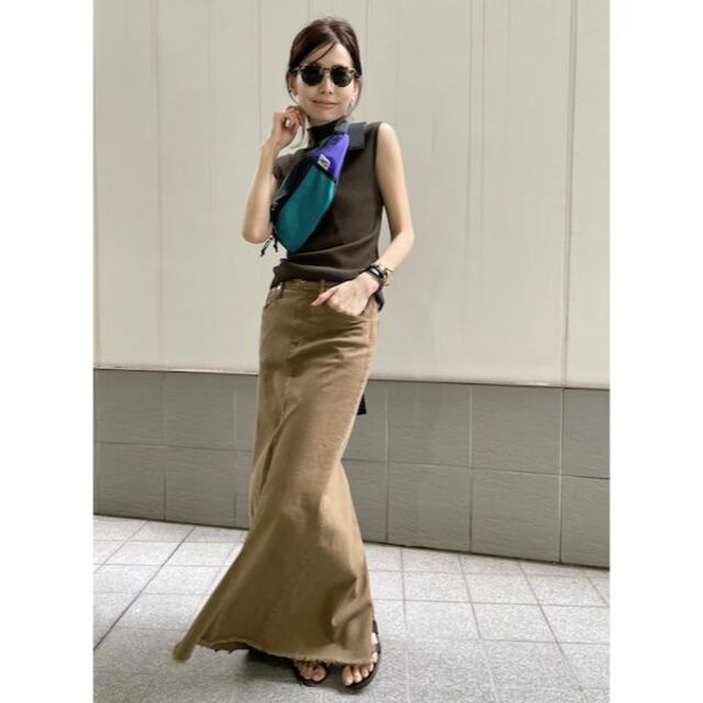 L'Appartement DEUXIEME CLASSE(アパルトモンドゥーズィエムクラス)の21AW GOOD GRIEF! A Line Fringe Hem Skirt レディースのスカート(その他)の商品写真