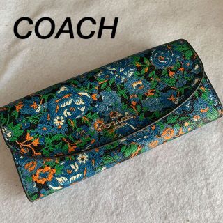 コーチ(COACH)のCOACH コーチ  花柄 長財布(財布)