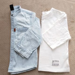 エイチアンドエム(H&M)の【110】デニムシャツ & Tシャツ(その他)