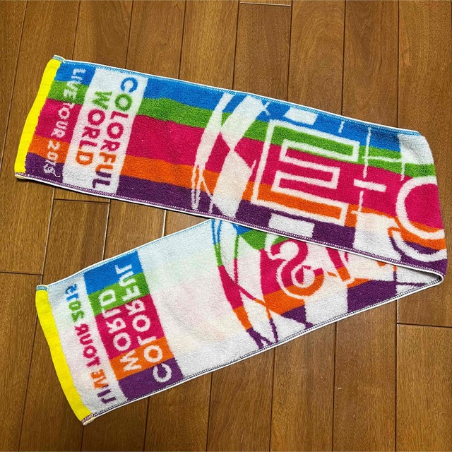 E-girls E-girls COLORFUL WORLD LIVE TOUR マフラータオルの通販 by e's shop｜イーガールズ ならラクマ