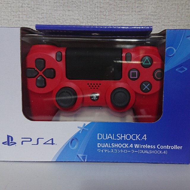 【新品】PS4 ワイヤレスコントローラ マグマレッド 赤 デュアルショック4その他