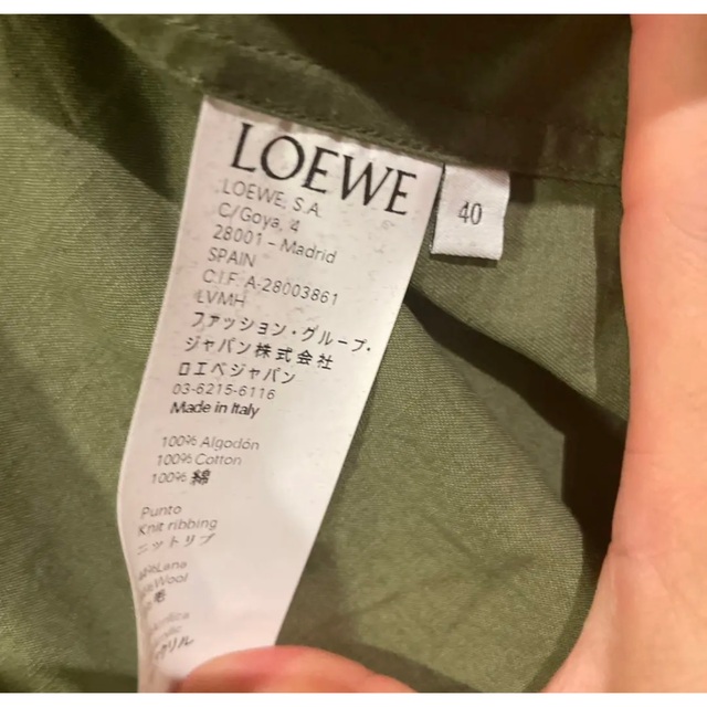 LOEWE(ロエベ)のLOEWE ロエベ シャツジャケット メンズのトップス(シャツ)の商品写真