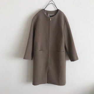 Noble - ノーブル ノーカラーコート 美品 36の通販 by shop｜ノーブル