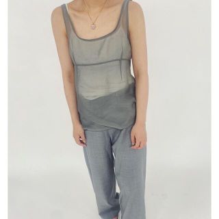 トゥデイフル(TODAYFUL)のPN voile sheer tanktop(タンクトップ)