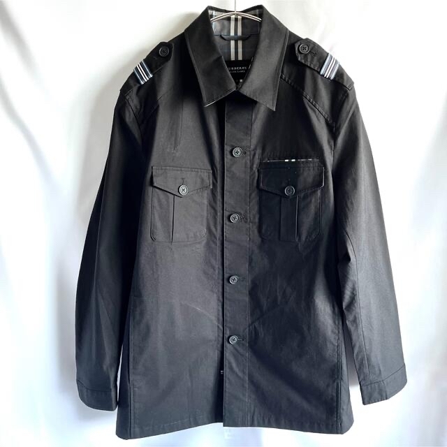 BURBERRY BLACK LABEL(バーバリーブラックレーベル)の【新品】BURBERRY BBL⑭ノバチェック柄がいっぱい！シャツジャケット風 メンズのジャケット/アウター(ステンカラーコート)の商品写真