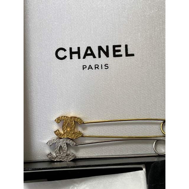 CHANEL - シャネル 正規品 ピンブローチ 安全ピン リバーシブル 2点の