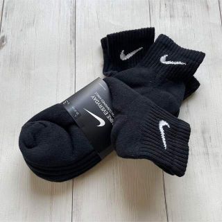 ナイキ(NIKE)の新品未使用NIKE黒靴下3足セット(ソックス)