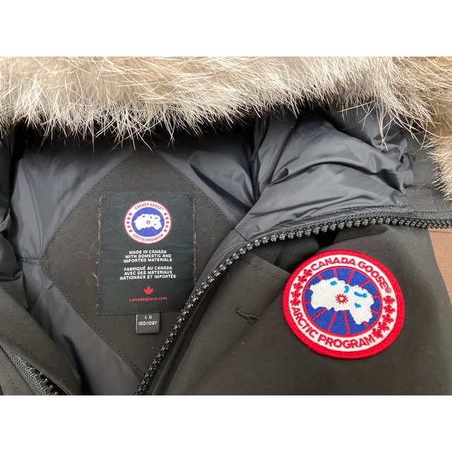 CANADA GOOSE(カナダグース)の☆カナダグース　ジャスパー　ブラックＬサイズ　日本正規品BEAMS購入送料込み！ メンズのジャケット/アウター(ダウンジャケット)の商品写真