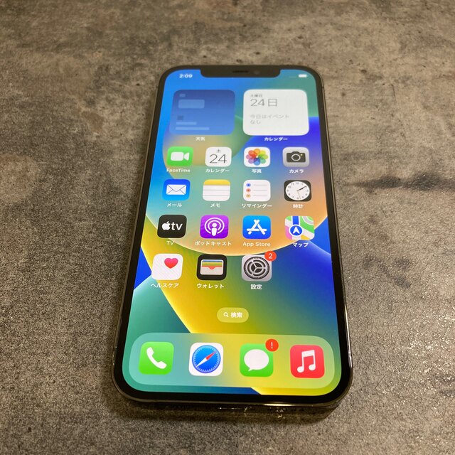 未使用品】 iPhone ブラック SIMフリージャンク 128GB iPhone12pro