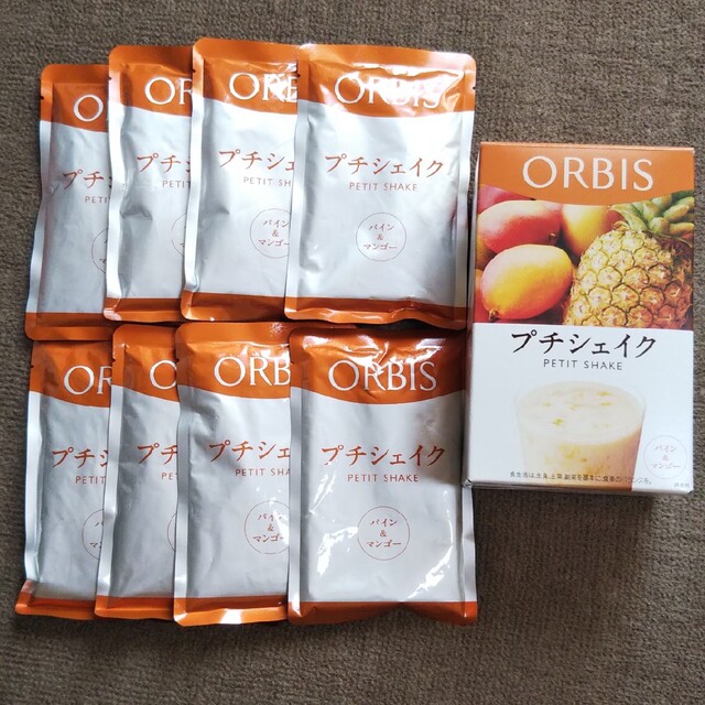 ORBIS(オルビス)の◆オルビス プチシェイク パイン&マンゴー 8袋 コスメ/美容のダイエット(ダイエット食品)の商品写真