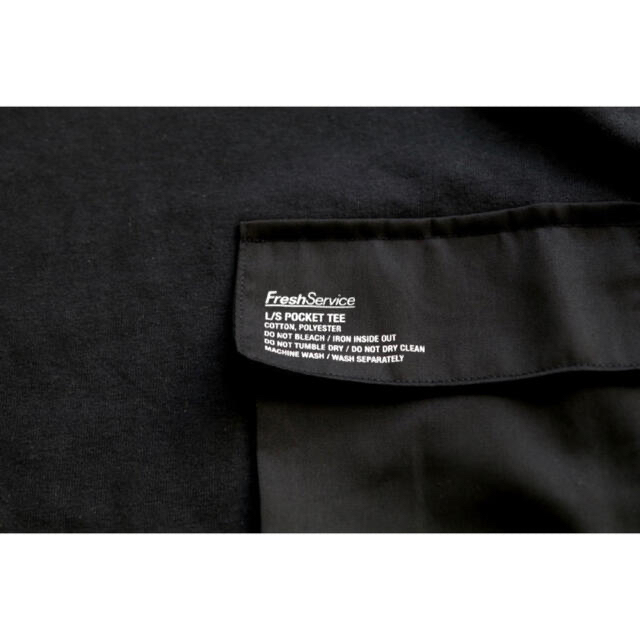 freshservice L/S POCKET TEE XL BLACK メンズのトップス(Tシャツ/カットソー(七分/長袖))の商品写真