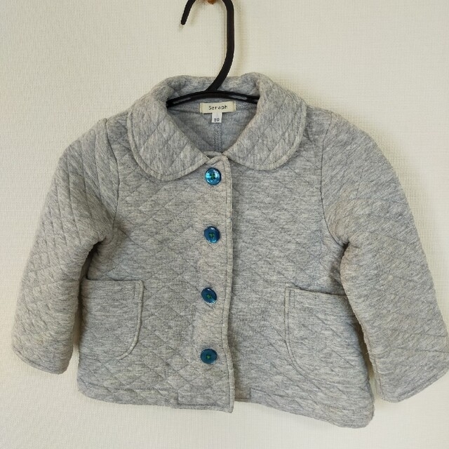 F.O.KIDS(エフオーキッズ)のキッズ　キルティングジャケット　90 キッズ/ベビー/マタニティのキッズ服女の子用(90cm~)(ジャケット/上着)の商品写真