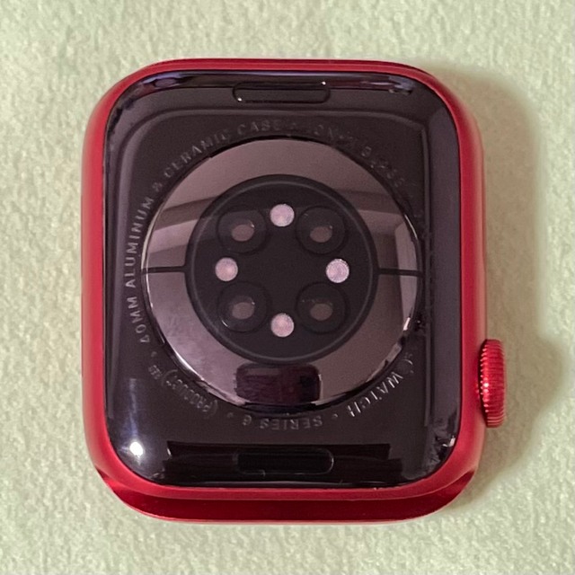 Apple Watch - Apple Watch Series 6（GPSモデル）40mm 赤 充電器付の
