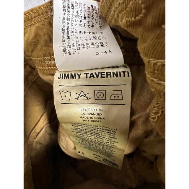 JIMMY TAVERNITI スーパーストレッチコーデュロイパンツ！ベージュ 7