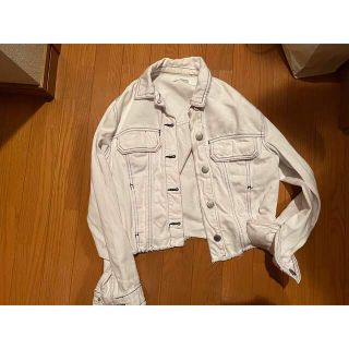 ザラ(ZARA)のZARA  デニム  ホワイト  ジャケット(Gジャン/デニムジャケット)