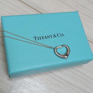 ティファニー(Tiffany & Co.)のティファニー オープンハート ミニ ネックレス(ネックレス)