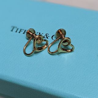 ティファニー(Tiffany & Co.)のティファニー オープンハート イヤリング YG(イヤリング)