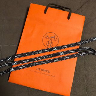 エルメス(Hermes)のエルメスショップ袋★リボン3本セット(その他)