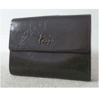 ケンゾー(KENZO)の良品　ケンゾー　KENZO　レザー　二つ折り　財布　ウォレット　レディース(財布)