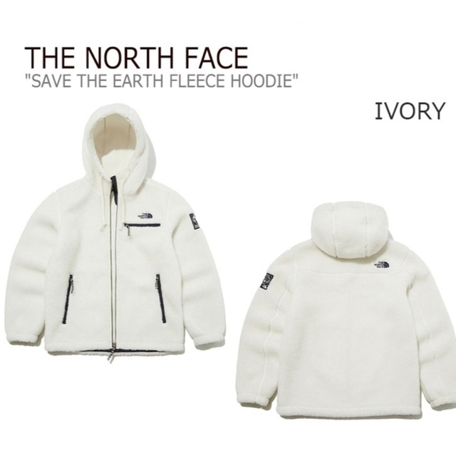 THE NORTH FACE(ザノースフェイス)の【日本未発売】 SAVE THE EARTH FLEECE HOODIE　L メンズのジャケット/アウター(マウンテンパーカー)の商品写真