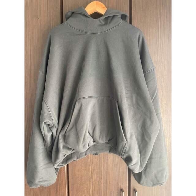 パーカーYEEZY GAP BALENCIAGA DOVE HOODIE ダークグレー