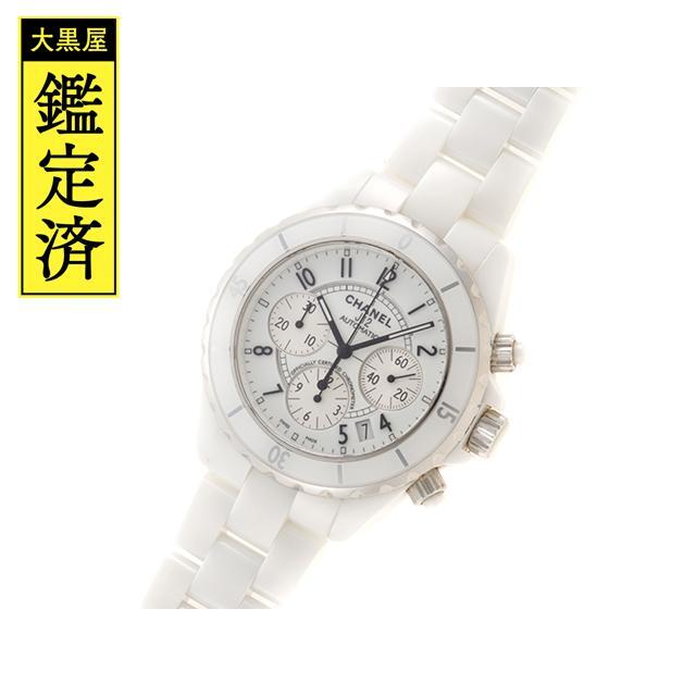 シャネル J12 クロノグラフ CE/SS メンズ 自動巻き【430】