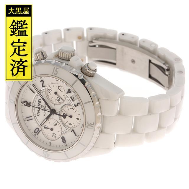 シャネル J12 クロノグラフ CE/SS メンズ 自動巻き【430】
