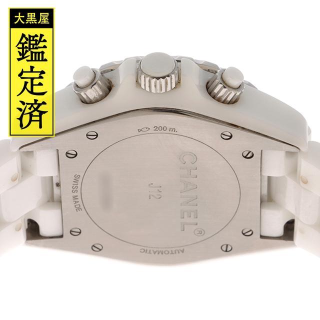 シャネル J12 クロノグラフ CE/SS メンズ 自動巻き【430】