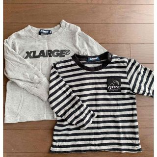 エクストララージ(XLARGE)のXLARGE  kids ロンT 90 2枚セット(Tシャツ/カットソー)