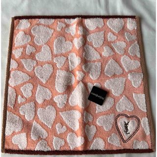 サンローラン(Saint Laurent)の【新品】イヴサンローラン　タオルハンカチ💖s83(ハンカチ)