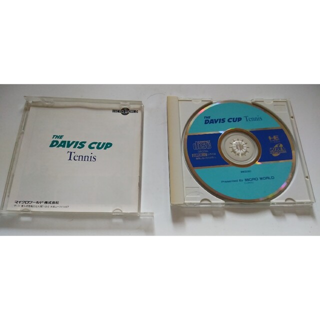 NEC(エヌイーシー)のザ・デビスカップテニス　PCエンジンCD-ROM エンタメ/ホビーのゲームソフト/ゲーム機本体(家庭用ゲームソフト)の商品写真