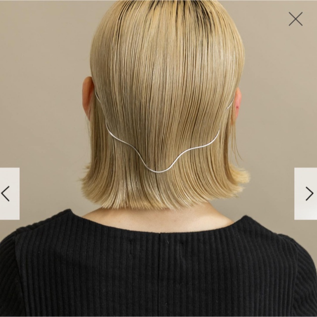 SMELLY(スメリー)のナミナミバックカチューシャ　SMELLY レディースのヘアアクセサリー(カチューシャ)の商品写真