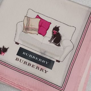 バーバリー(BURBERRY)の値下げ📌バーバリー☆大判ハンカチ🐱(ハンカチ)