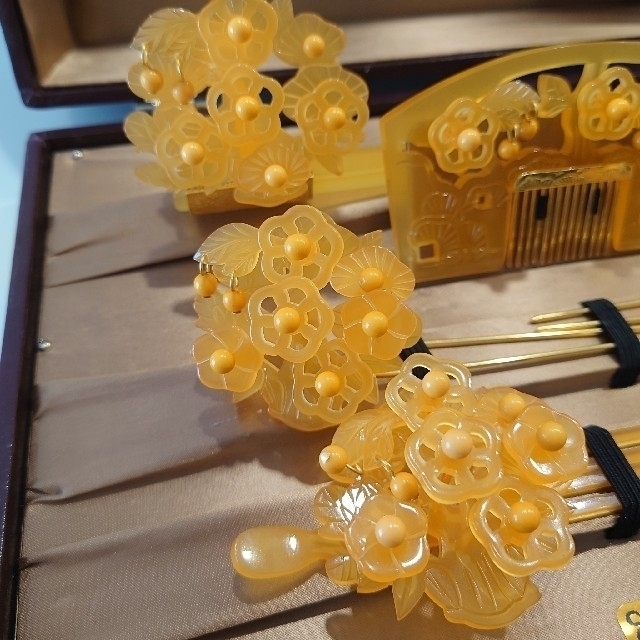 花嫁かんざし べっ甲調 花嫁かんざし べっ甲調