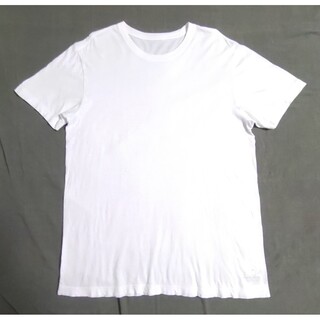 ムジルシリョウヒン(MUJI (無印良品))の無印良品 脇に縫い目がない 天竺編みクルーネック Tシャツ ホワイト XL(Tシャツ/カットソー(半袖/袖なし))