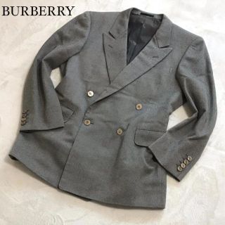 バーバリー(BURBERRY)のバーバリー プレステージ ダブル ジャケット 金釦 裏地 ホースロゴ カシミヤ混(テーラードジャケット)