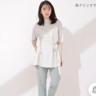 ナノユニバース(nano・universe)のベルト付きサイドスリットチュニック　ナノユニバース(Tシャツ(半袖/袖なし))