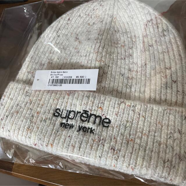 帽子Supreme Rainbow Speckle Beanie White