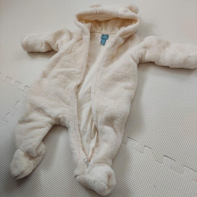 babyGAP(ベビーギャップ)のGAP　耳付きオールインワンスーツ キッズ/ベビー/マタニティのベビー服(~85cm)(カバーオール)の商品写真