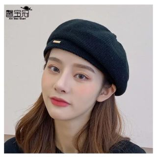 レディース ベレー帽 韓国 韓国ファッション ハット キャスケット 冬 おしゃれ(ハンチング/ベレー帽)